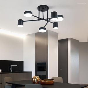 Kroonluchters VERKOPEN LED Kroonluchter Lichten Woonkamer Eetkamer Decoratie Hanglampen Binnen Slaapkamer Studie Moderne Creatieve Verlichting