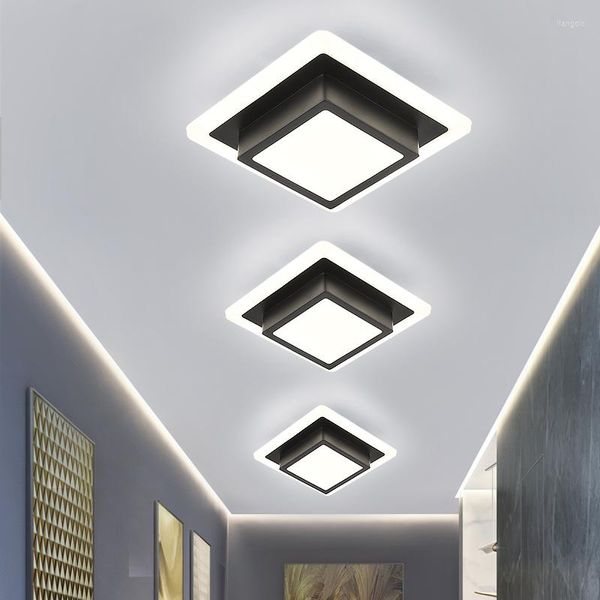 Candelabros Araña LED de techo simple para pasillo Vestíbulo Comedor Pasillo Galería El pasillo Cocina Cafetería Loft Luz interior