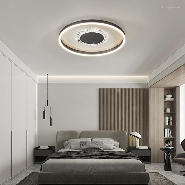 Lustres Simple Led Plafond Classique Pour Chambre Salon Étude Lampe Décoration de La Maison El Lustre Éclairage Intérieur