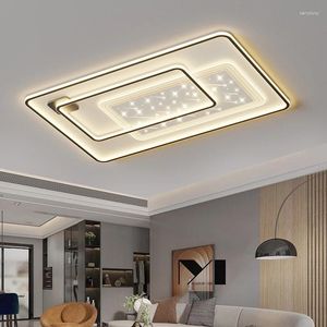 Kroonluchters eenvoudige moderne led kroonluchter Noordse woonkamer slaapkamer studie rond vierkant plafond licht huis indoor decor verlichting lampen