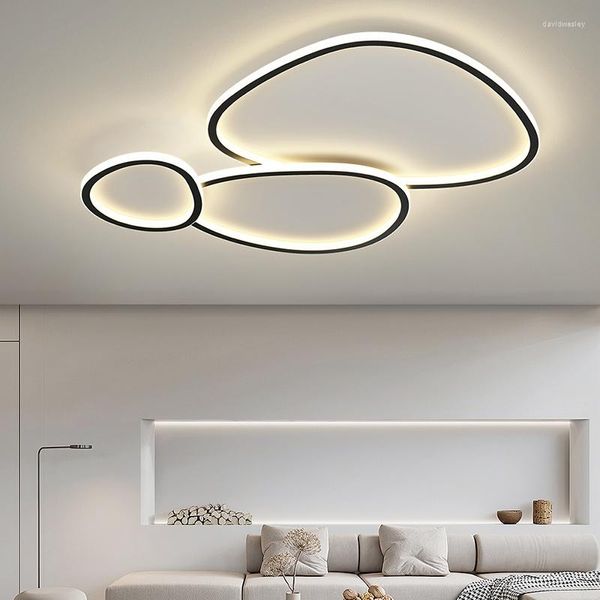 Lustres Smart Living Room 2023 Simple Atmosphère Moderne Ensemble D'éclairage De La Maison Pavé Led Plafonniers