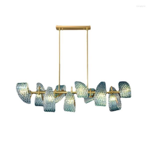 Lustres Serpent Échelle Verre Luminaire LED Lampe Suspendue Lustre Lustre Cuisine Île De Luxe Décor À La Maison Appareil Table À Manger