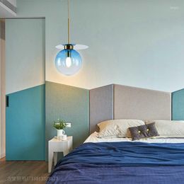 Kroonluchters vintage ijzeren glazen kogel kristal hangende lamp plafondlampen suspendues slaapkamer lamparas de techo