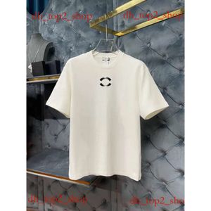 Chanei Chanells Desinger Mens T-shirt Womens Shirts C Letter Modèle Impression T-shirt T-shirt de haute qualité Vêtements de luxe Summer Tshirt 8687