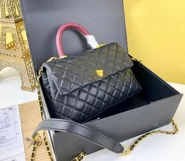 Sac de designer Femmes Sacs Classic Diamond Lattice Sac à main Le fourre-tout Bagg Sac à bandoulière Chaîne en cuir véritable Bandbody Totes Fashion Lady Sacs à main Portefeuille