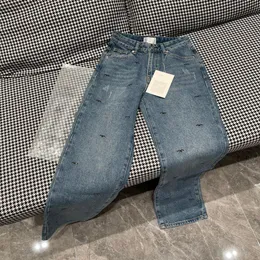 Chanelity Designer Jeans Dames Denim Nieuwe broeken Zakelijke must-have en heren Geïmporteerde hoogwaardige denims Comfortabele siro-gesponnen katoenen denimbroeken 1