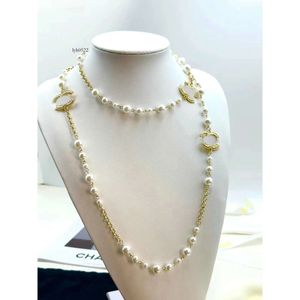 chanelllies cclies kanaal chanelliness Vrouwen Sieraden Designer Mode Parel Kettingen Merk Brief Trui Ketting 10 Stijl 868