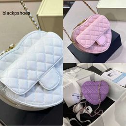 Chanellly cchanel chanellies épaule cf qualité bag sac coeur sac cc mini rose 5a pure vintage matériel nuageux mini réel couleurs de mode en cuir