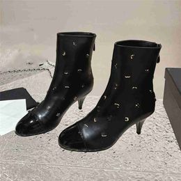 Chanells Boots Luxury Fashionable Design Women Business Work Decoration Anti Channel Slip Knight Boots Martin Boots Boots Casual Casck 09-022