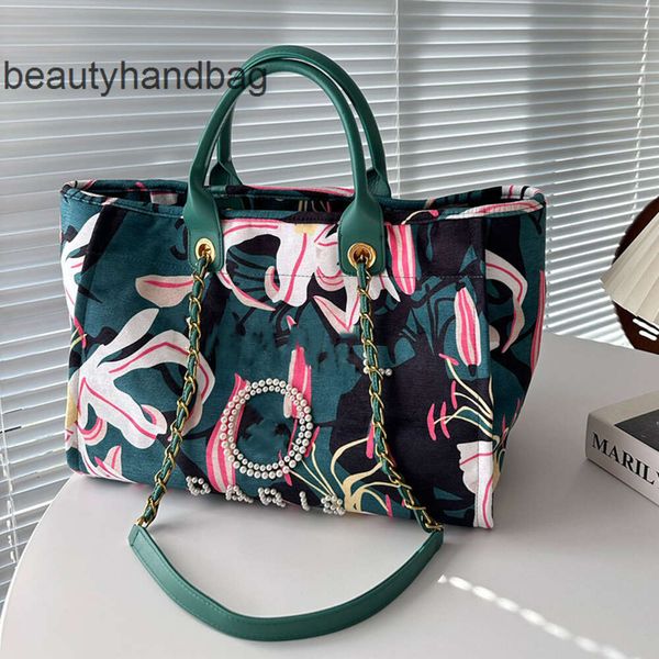 Chanells Cchanel Chanellies peintures Designer Classic Tandted Luxury Beach Sacs Crossbodybags Hands Paris Brand Women Sac à épaule de haute qualité S grande capacité S