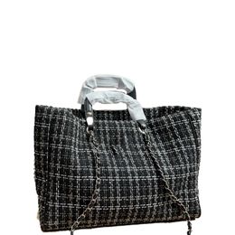 Chanells Channelbags A Womens Simple Sac Plaid Contrast Color Chain CC Backet Bet Hand Bill Lading Shother Crossbody Sac