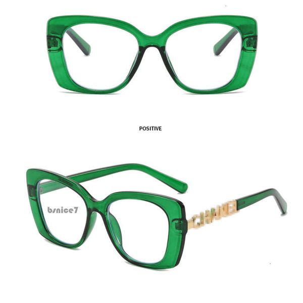 Gafas chanells nuevas gafas de sol diseñadora gafas de sol gruesos gruesos para mujeres avanzadas de moda de moda personal gato gato gafas de sol 7605 7605