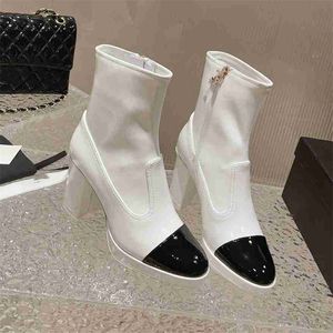Chanells Luxury Design Boots Fashionable Women Business Work Decoration Anti Channel Slip Knight Boots Martin Boots Boots Casual Casck 09-018