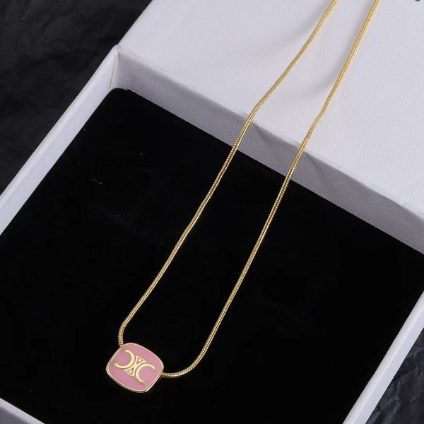 Collar Chanells Collar de canal de marca de lujo Diseñado para mujeres Xiaoxiangfeng Long Chain de 18k Gold Designer Jewelry Accesor exquisito 7663