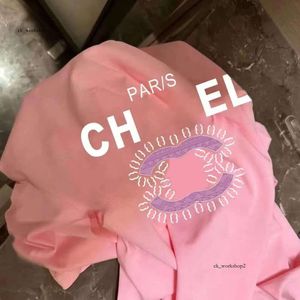 Chanells Shirt Chanei Shirt Franse modeontwerpers losse T -stukken modemerken Casual Luxurys Clothing Street Kleding Korte Mouw XI Topkwaliteit 24SS 269