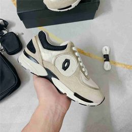 Chanells Shoe Bowling chanclas chaussures de conception chaussures luxe de haute qualité masculines et lettres de sport de sport décontractées 02-012