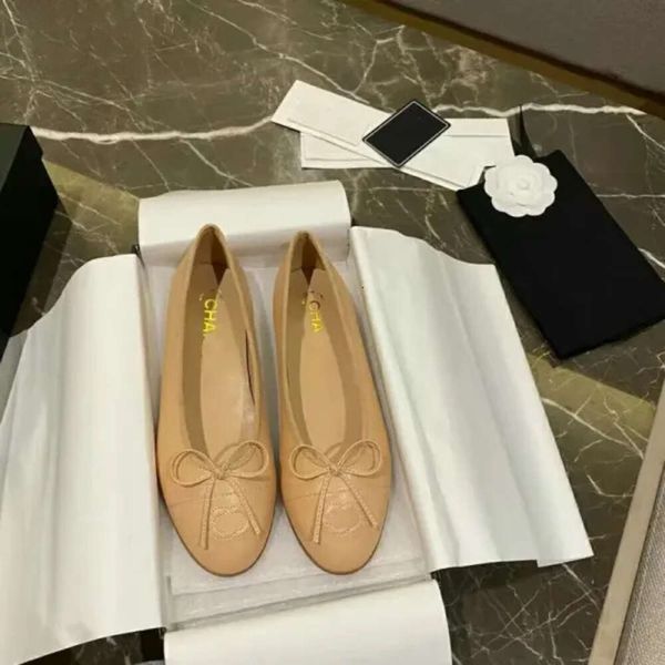 Chanells Shoe Femmes Slingbacks Sandal Chains Ballet Flats Chaussures Chanells Sandale Ballerinas Sandals Ladies Party Mariage Robe de mariée