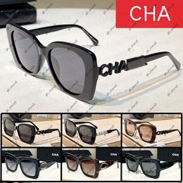 Chanells Sunglasses Channel à cadre ovale noir pour femmes Designer Luxury Sunglases Mens Shades Designer Woman Designer Sonnenbrille 388