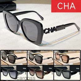 Chanells Sunglasses Oval Frame Channel For Women Designer Luxury Sunglases Mens Nuances Femme Sonnenbrille LSKJ