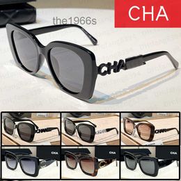 Chanells Sunglasses Oval Frame Channel For Women Designer Luxury Sunglases Mens Shades Femme Sonnenbrille 6VG3