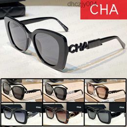 Chanells Sunglasses Oval Frame Channel for Women Designer Luxury Sunglases Mens Shades Woman Sonnenbrille C3HT