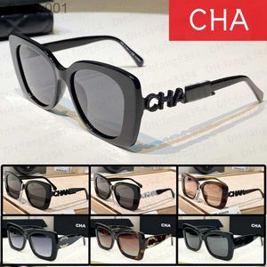Chanells Sunglasses Oval Frame Channel For Women Designer Luxury Sunglases Mens Shades Woman Sonnenbrille N4GM