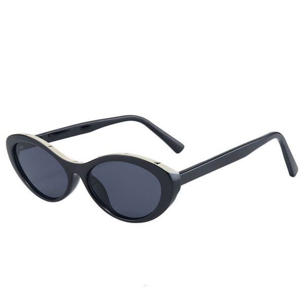 Chanels Gafas de sol Estilo Diseño clásico Moda Gafas de sol ovaladas con forma de ojo de gato Gafas de sol con protección UV para mujer Familia Xiaoxiang Gafas de sol con la misma letra