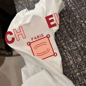 Chanels T-shirt Kleding Kanaal Zomer Dames Designer Shirt Losse Tee Offs Modemerk Tops Casual Shirts Luxe C Letter Street Korte mouw Chanels kleden 8388