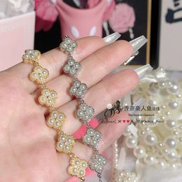 Chanenel Mermaid Factory Fashion Simple Shell Bead Bracelet Feminine Luster All Match Princess Pearl 240423