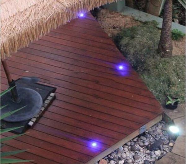 Lampe à pont LED modifiable escaliers LED en acier inoxydable Lumière LED PLANCHER POUR PORTE DE PORTE DE JARDIN DÉCORATION DE PATIO 1W 05W LED OUTDOOR 6020846