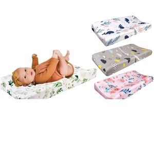 Changing Pads Covers Baby Elasticity Pad Cover Floral Print Fitted Crib Sheet Infant or Toddler Bed Nursery Unisex Diaper Change Table 221007