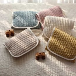 Cambio de almohadillas cubre recién nacido bebé cambiante algodón impermeable portátil grande pañal que cambia almohadilla de juego de piso Y240518mbmj