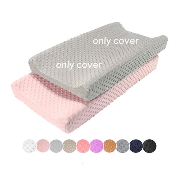 Matelas à langer couvre utilisable bébé couche matelas à langer lavable doux vison Point matelas à langer voyage bébé couche Pad 230603