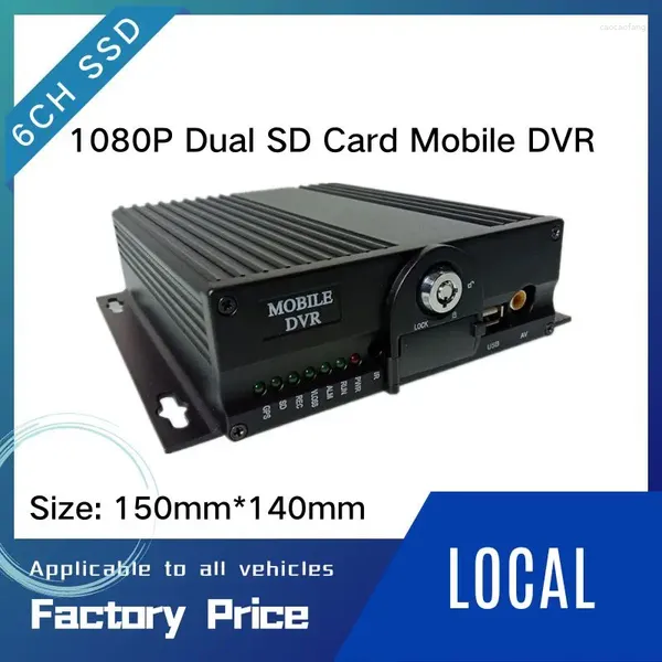 Canal ahd 1080p sd carte mdvr h.264 mobile dvr