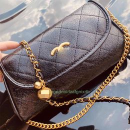 Bolsa de canal Luxurys diseñadores Bolsas de 25x14 cm Bolsos de metal de metal para mujeres Flip Flip Cover Messenger Bag Cross Bodybag Carter