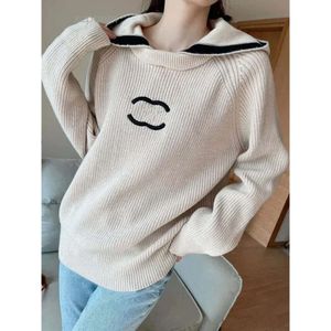 Channel CC 2023 Sweatshirts C Designer Truien Dames Kanaalstijl Lange mouwen Oversize gebreide trui Vrouwelijke tops Casual los merk