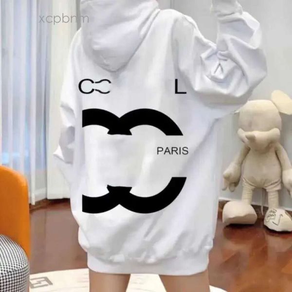 Channel cc Designer Channel Sweat à capuche Printemps et Automne Nouveau Classique Petit Parfum Loisirs Sports Pull Femme Lâche Version Coréenne Grande Taille Tr