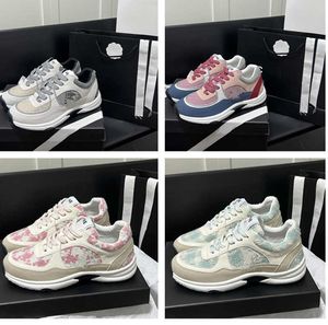 Canal chanei baskets chaussures chaussures chanelity mode course topquality Designer womens luxe laceup baskets décontractés baskets classiques baskets femmes gsfs