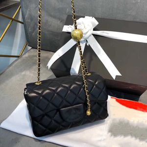 Channel counter bag nuevo producto de piel de cordero es adecuado para la ternura de las mujeres de todo el mundo diseñador de marca de bolsos de cadena Metal