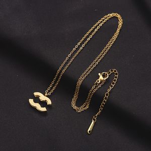 Collier pendentif d'amour de créateur de chaîne plaqué or 18 carats, collier de conception exquise, bijoux de marque haut de gamme, longue chaîne en argent 925, collier cadeau de luxe de printemps