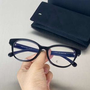 Channel Designer-zonnebril Topkwaliteit Mode Luxe Origineel Spiegelframe Parelbeen Veelzijdig Casual Cat Eye-mode Zwart frame Anti-blauw licht Sluit bij elkaar