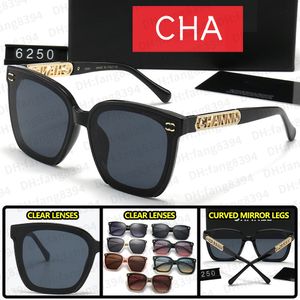 Lunettes de canal Designer Chanells Lunettes de soleil pour femmes Lunettes de luxe Protection de feuille de soleil Men Belle Lunette de Soleil Gafas de Sol Sonnenbrille