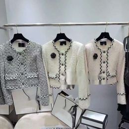 Channel Jacket Designer Top Quality C Vestes de mode de luxe CHEF COFTES FEMANS Spring Nouvelle élégance Tweed Tweed confortable Cardigan Femmes Porte