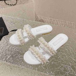 Canal sandales cuir plate-forme pantoufles femmes glisser classique tongs mode d'été