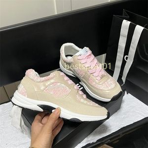 Kanaalschoenen ontwerper luxe dames casual buiten hardloopschoenen reflecterende sneakers vintage suède leer en mannen trainers mode derma d3