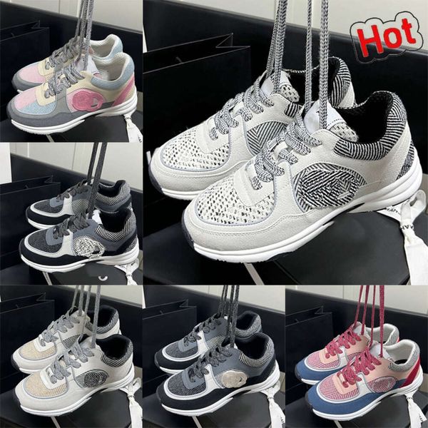 kanaalschoenen heren damesschoenen Designer mode Luxe sneaker Zwart Wit Panda schoenen Casual muffin Platform Luxe kalfsleer patchwork schuin nieuw leer sport