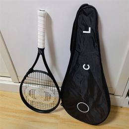 Raqueta de tenis de fibra de carbono CHANNEL Spalding, raquetas equipadas, funda para bolsa de pelota, moda Luxurys, diseñadores, Grip Countervail, regalo de lujo