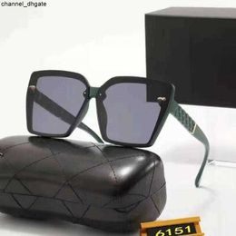 Channel Sunglasses 6151 Lunettes de soleil américaines de haute beauté, résistantes aux radiations et élégantes, style étoile, anti-éblouissement européen à la mode TM6C VLE8