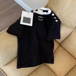 Canal para mujer Camiseta para hombre París Ropa de moda Letra C Estampado gráfico Pareja Verano 100% algodón Cuello redondo 3XL 4XL Camisa de manga corta