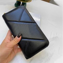 ChannelBags Diamond Chandal Quality Purse Purse le plus haut portefeuille Classic Long Women Sacs Fashion Purse Multicard Slot Luxury Leather Designer Crossbody Card Hold